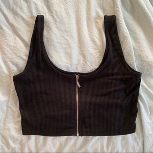 Zip-up PacSun Crop Top